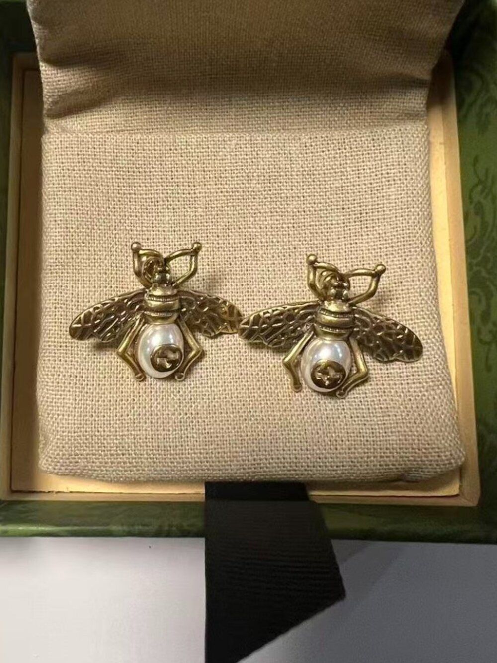 Gucci Bee GG Earrings